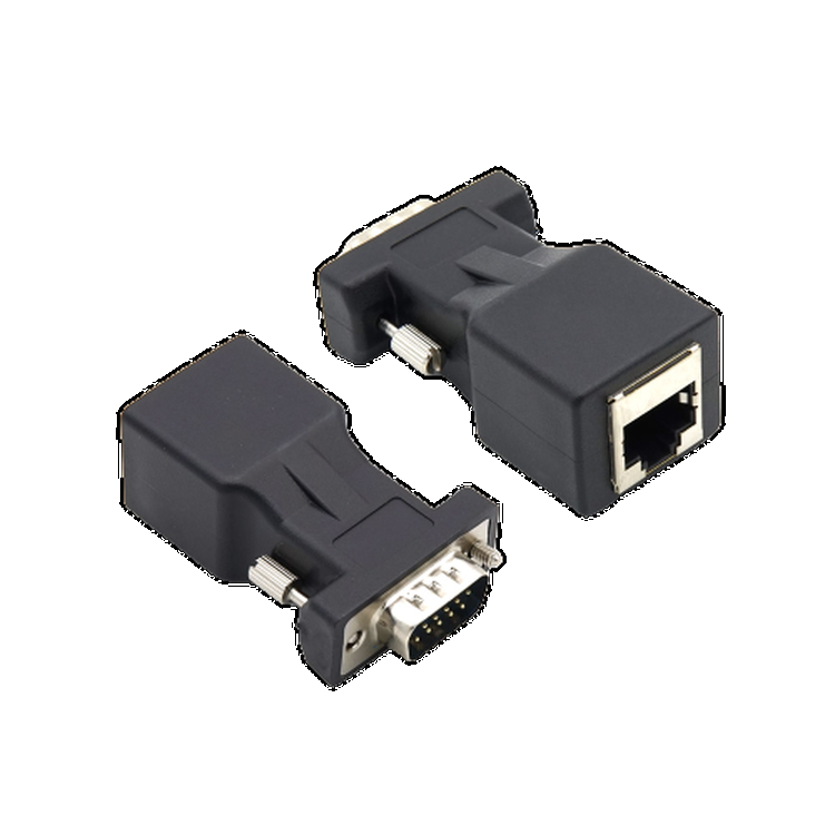 RGB UTP 전송장치 1조 VGA 랜케이블 젠더 60M
