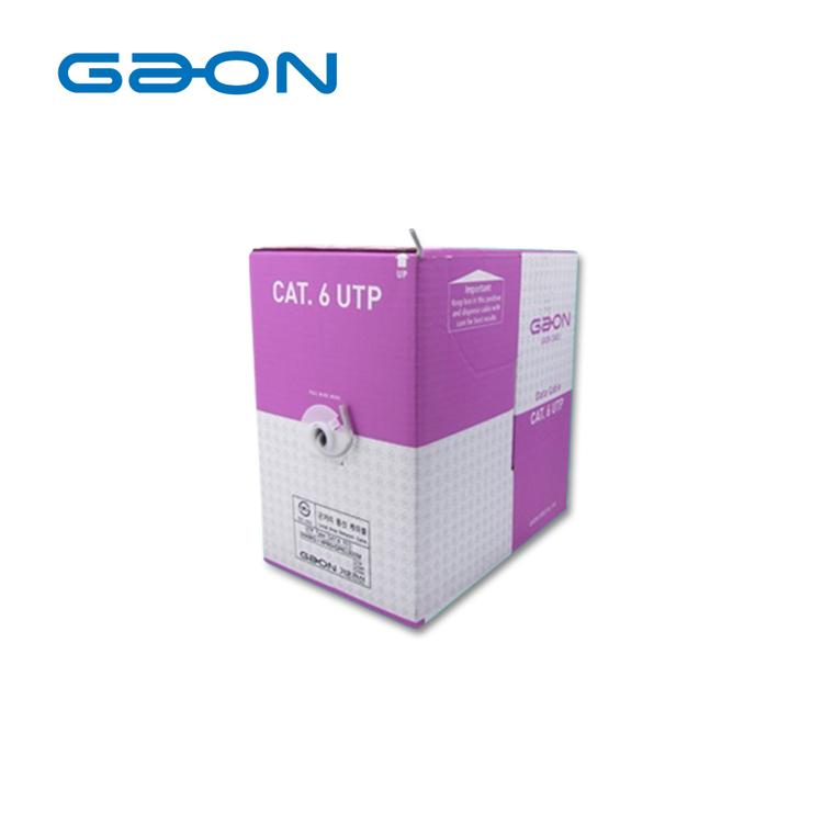 가온 UTP 랜선 랜케이블 CAT.6 300M 그레이 회색
