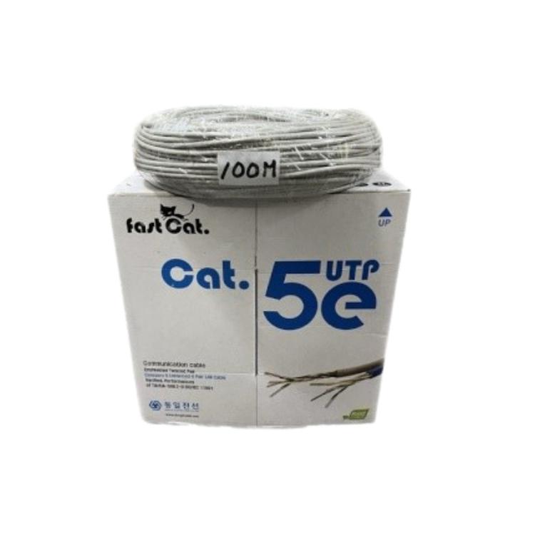 동일전선 UTP 랜선 cat5e 인터넷선 랜케이블 100m 단선