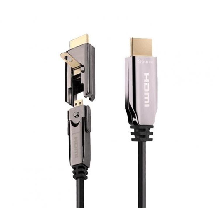 분리형 HDMI 케이블 2.0 4K 광케이블 배관용 골드 메탈
