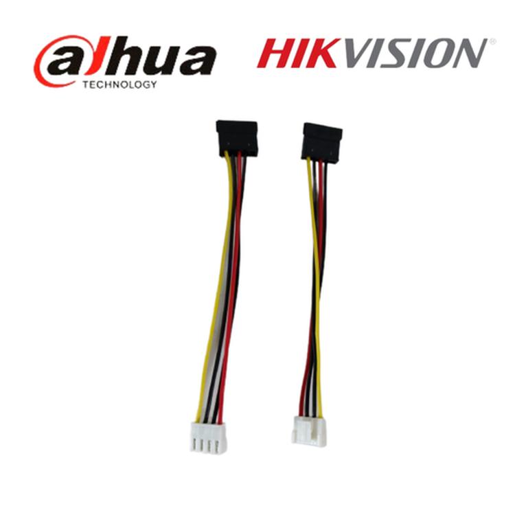 CCTV DVR 저장장치 사타 전원 케이블 4핀 하이크비전 다후아 SATA AJHUA