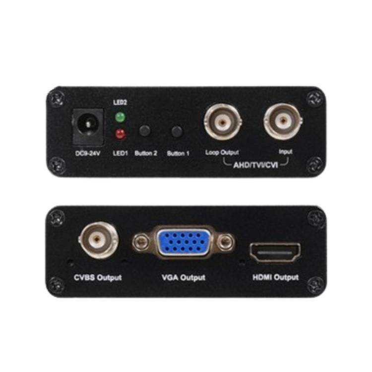 AHD TO HDMI VGA RGB CCTV 비디오 컨버터 변환기 NEXT-1608AHD