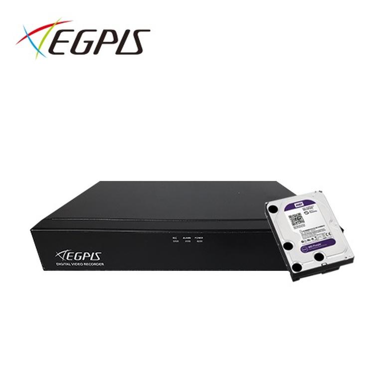 이지피스 WQHDVR 5004H 500만화소 고화질 CCTV 녹화기 2TB포함