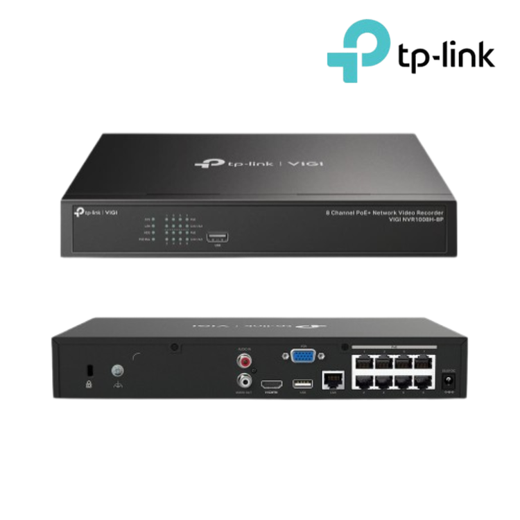 티피링크 NVR 1008H-8P VIGI 8채널 POE 800만화소 녹화기