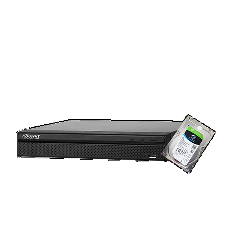 이지피스 NVR ERN-0421HS-P CCTV 녹화기 POE 1TB 포함