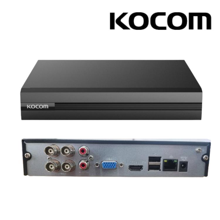 코콤 KVR-402D 4채널 CCTV 녹화기 500만화소 고사양 DVR 2TB 포함