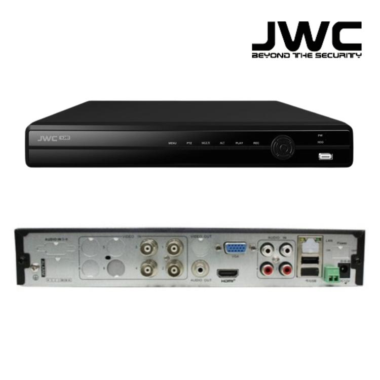 JWC JDO-4005 밝히는 CCTV 녹화기 500만화소 4채널 DVR