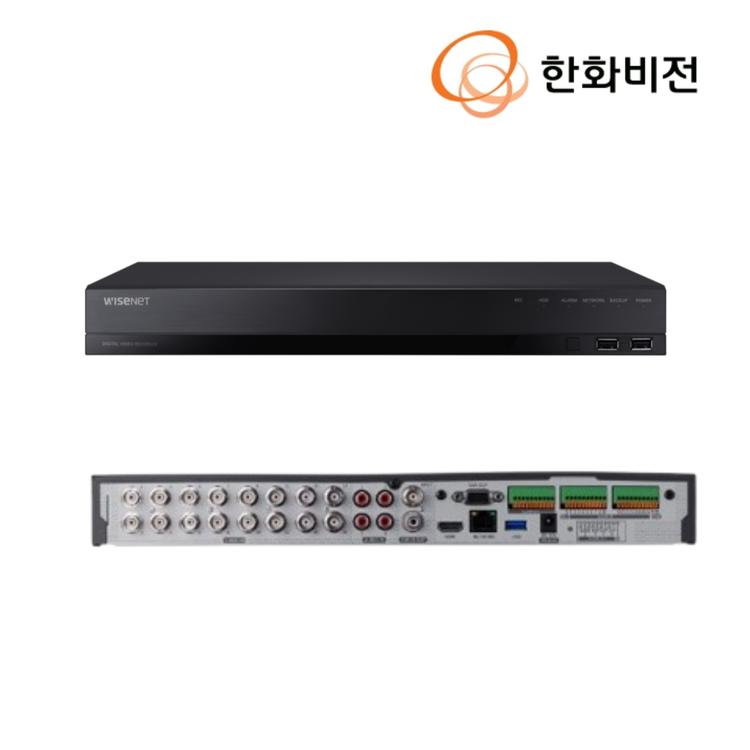 한화테크윈 HRX-1634 CCTV 녹화기 4TB 800만화소 DVR 16채널