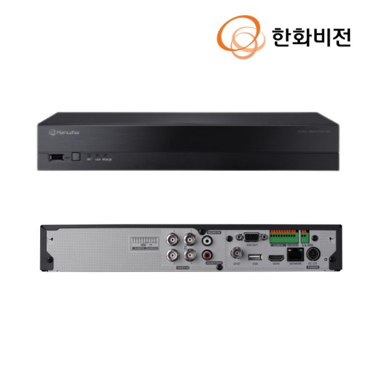 한화테크윈 HRX-434 CCTV 녹화기 2TB 800만화소 DVR 4채널
