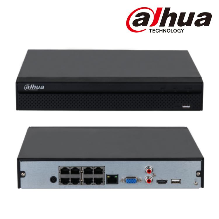 다후아 NVR2108HS-8P-4KS3 1200만화소 디지털 IP 8채널 POE 녹화기 ALHUA