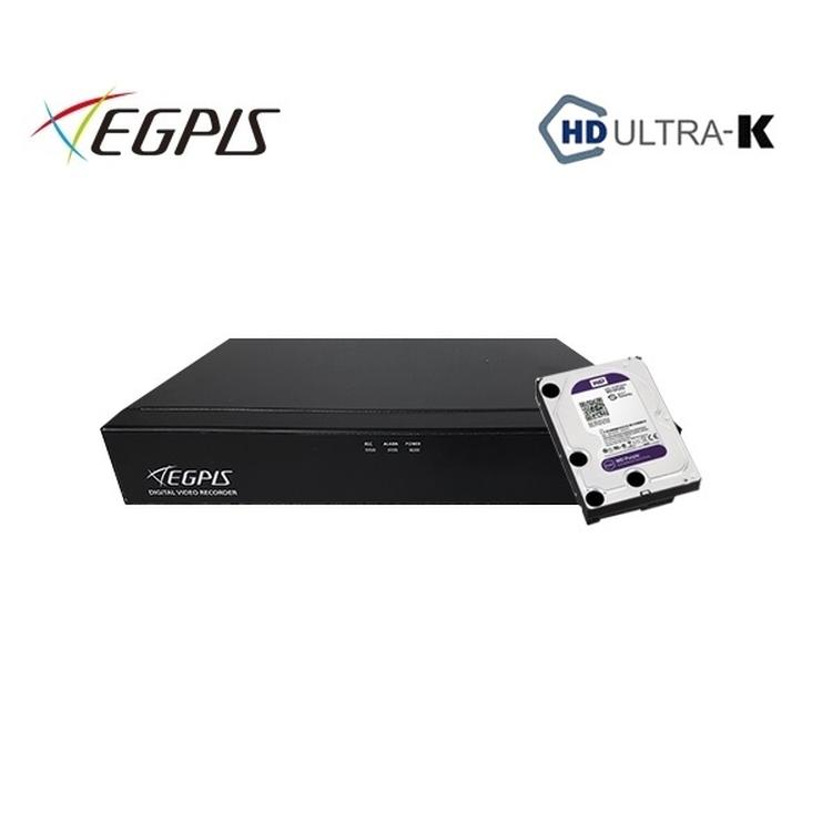 이지피스 WQHDVR-5104HS 500만화소 CCTV DVR 녹화기 1000G포함